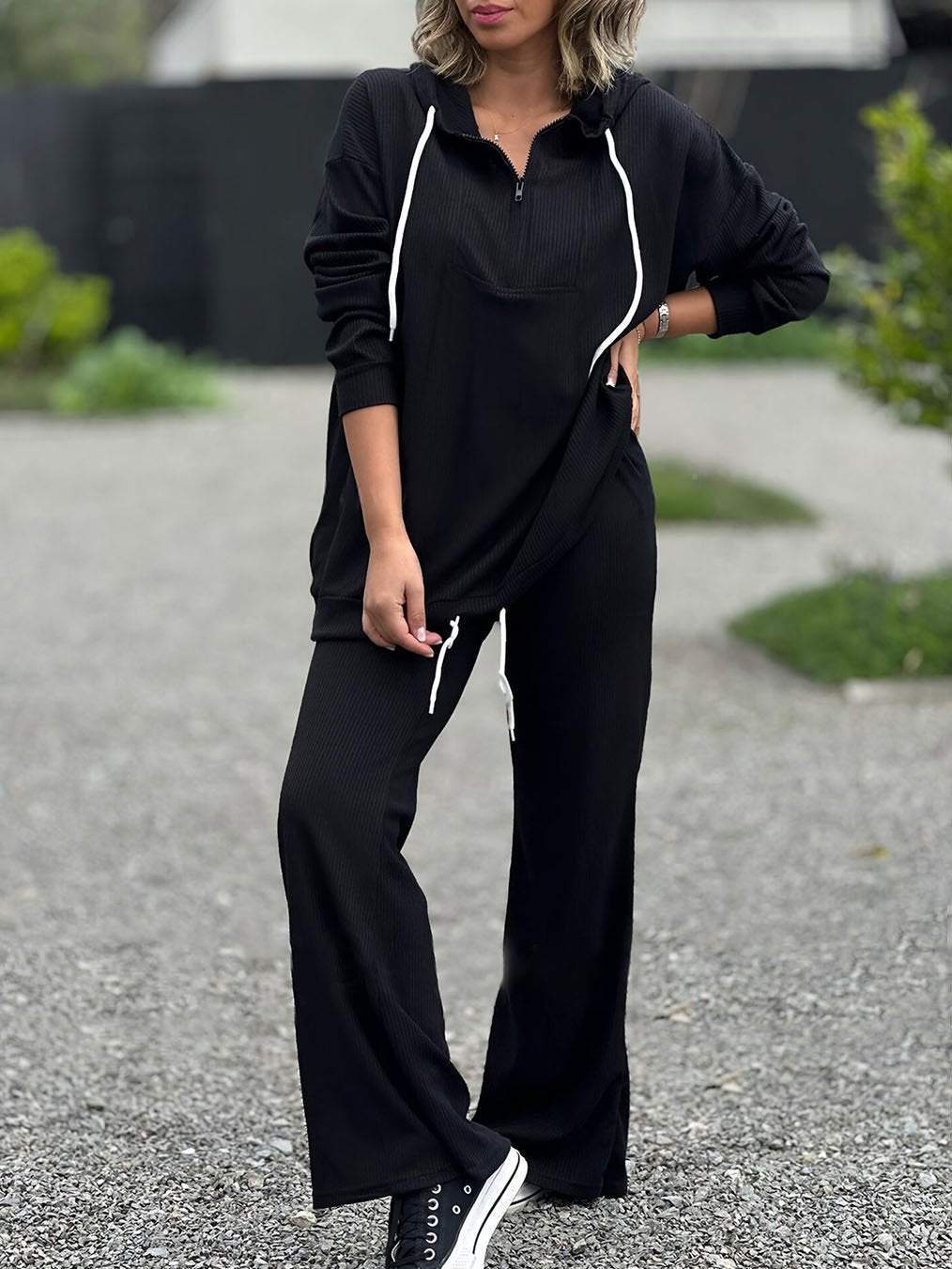 Women's Contrasting Casual Suit